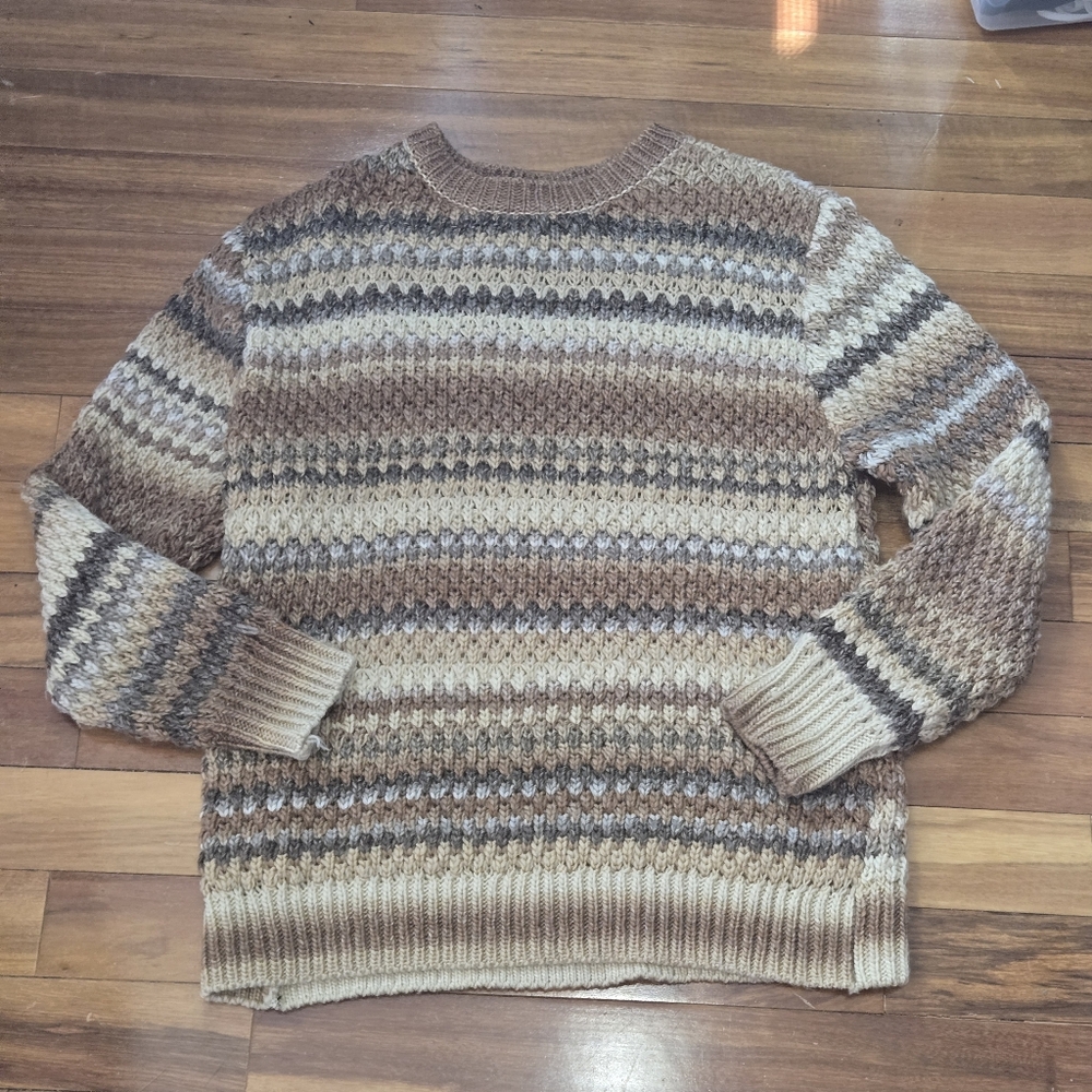 Vintage St. John's Bay Multi-Tone Crewneck Sweater XL